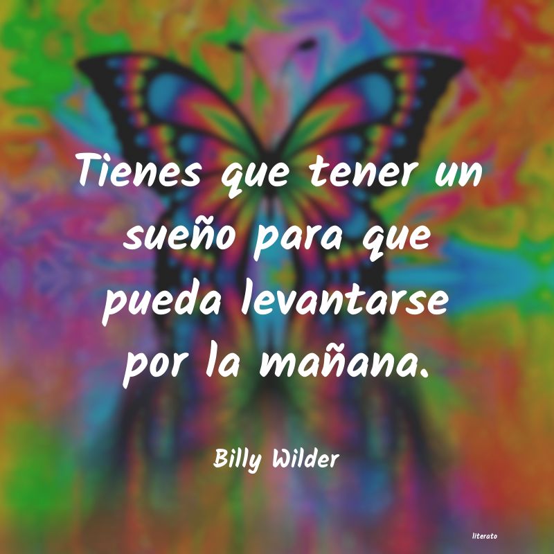 frases de Billy Wilder