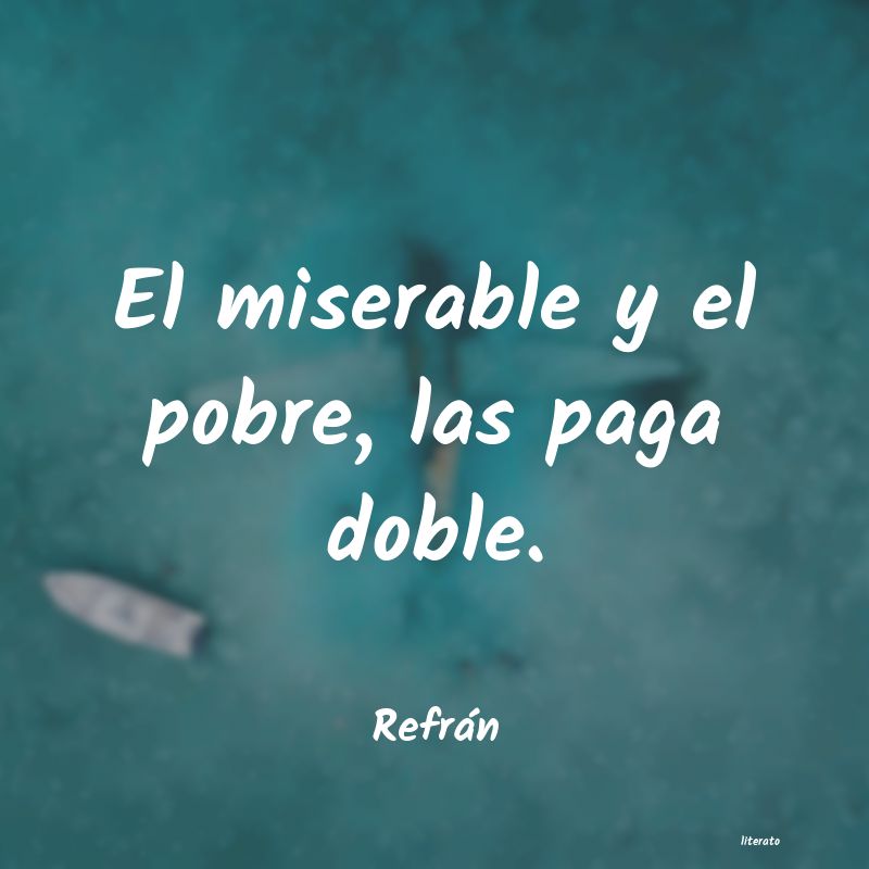 Frases de Refrán