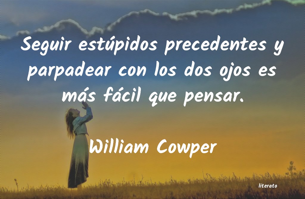 Frases de William Cowper