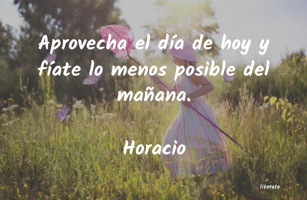 frases de Horacio