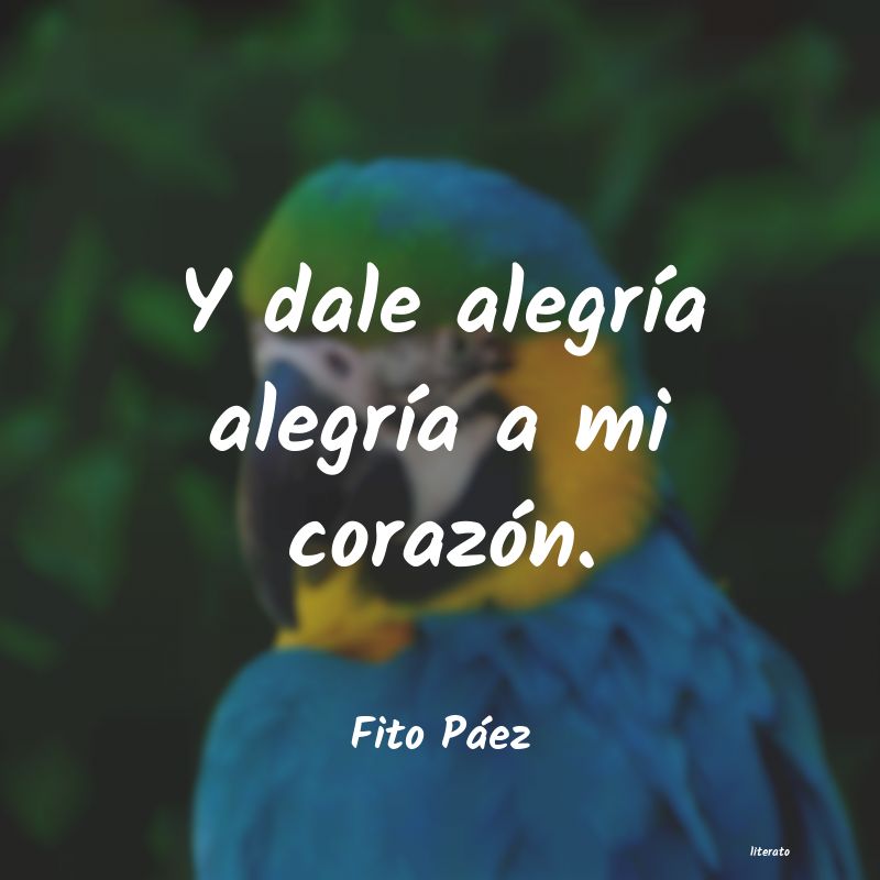 Frases de Fito Páez