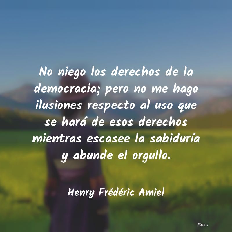 frases de Henry Frédéric Amiel