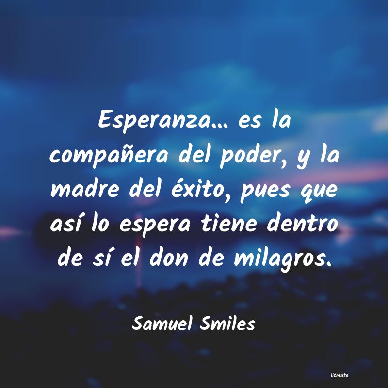 frases de Samuel Smiles