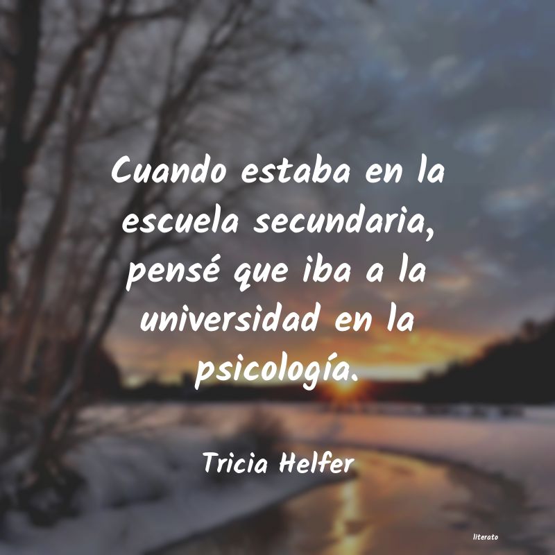 Frases de Tricia Helfer