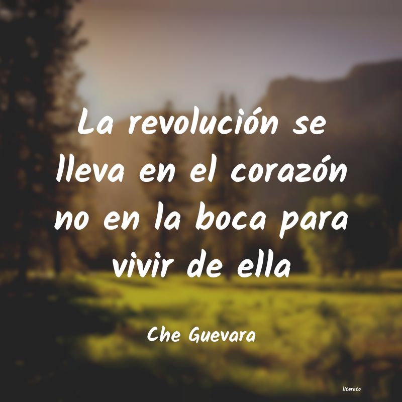 frases de Che Guevara