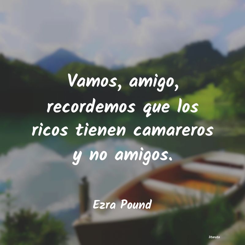 Frases de Ezra Pound