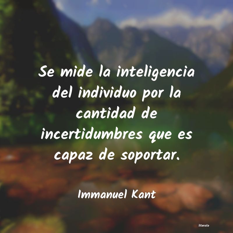 frases de Immanuel Kant