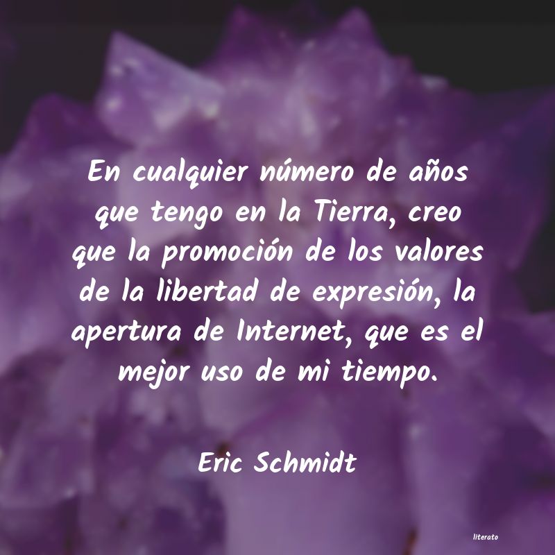 Frases de Eric Schmidt