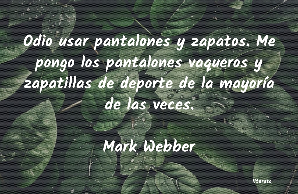 frases de Mark Webber