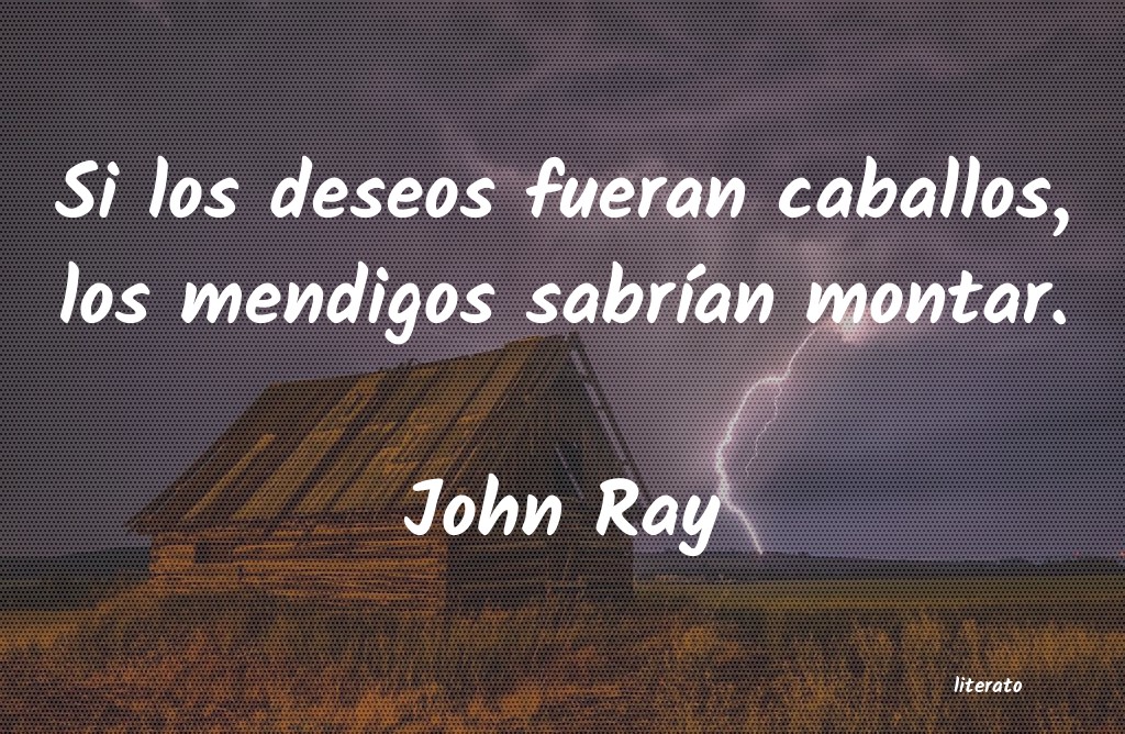 Frases de John Ray