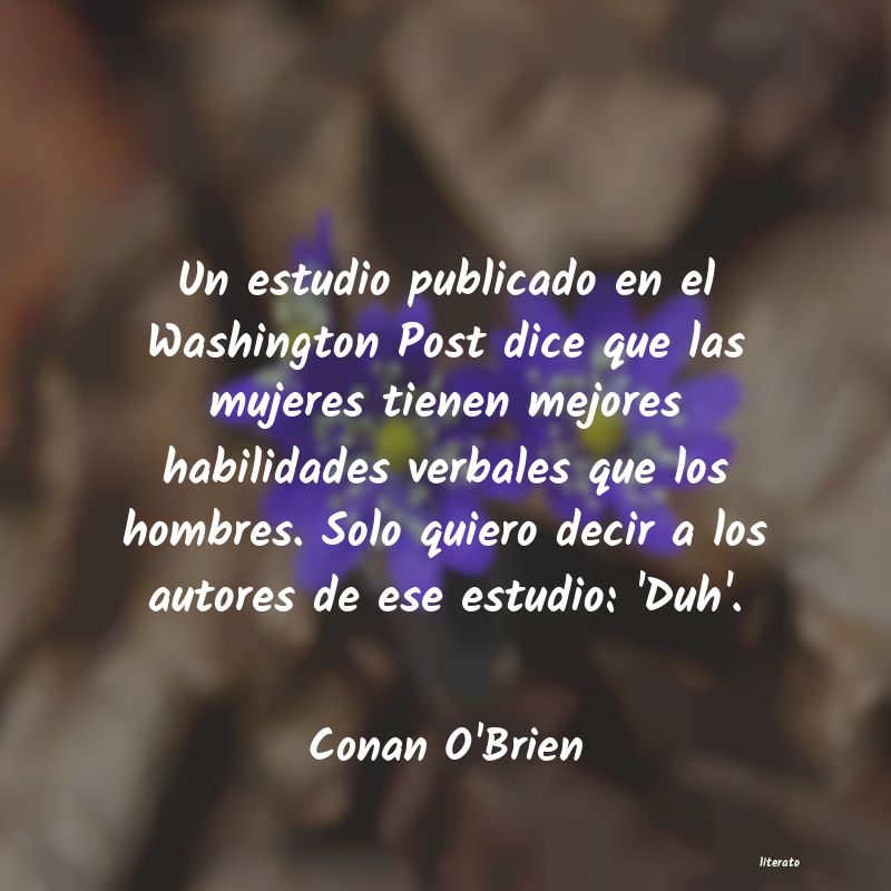 Frases de Conan O'Brien