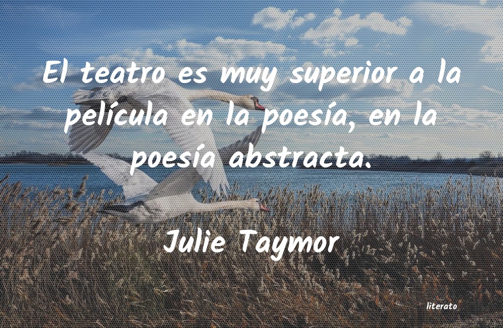 Frases de Julie Taymor