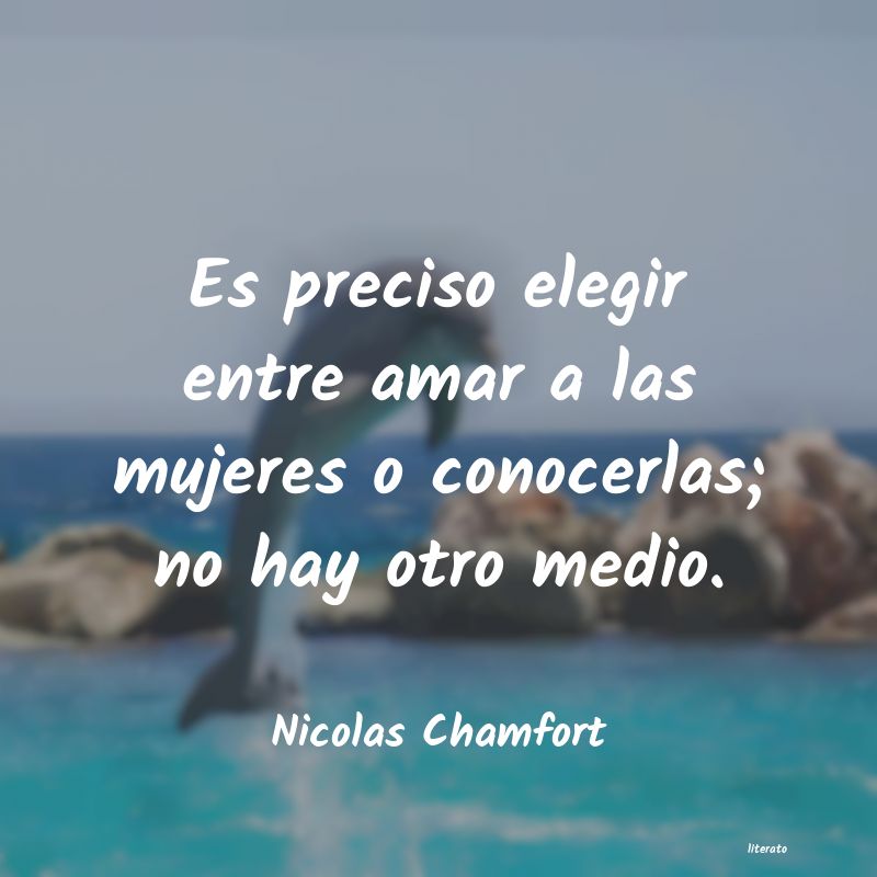 frases de Nicolas Chamfort