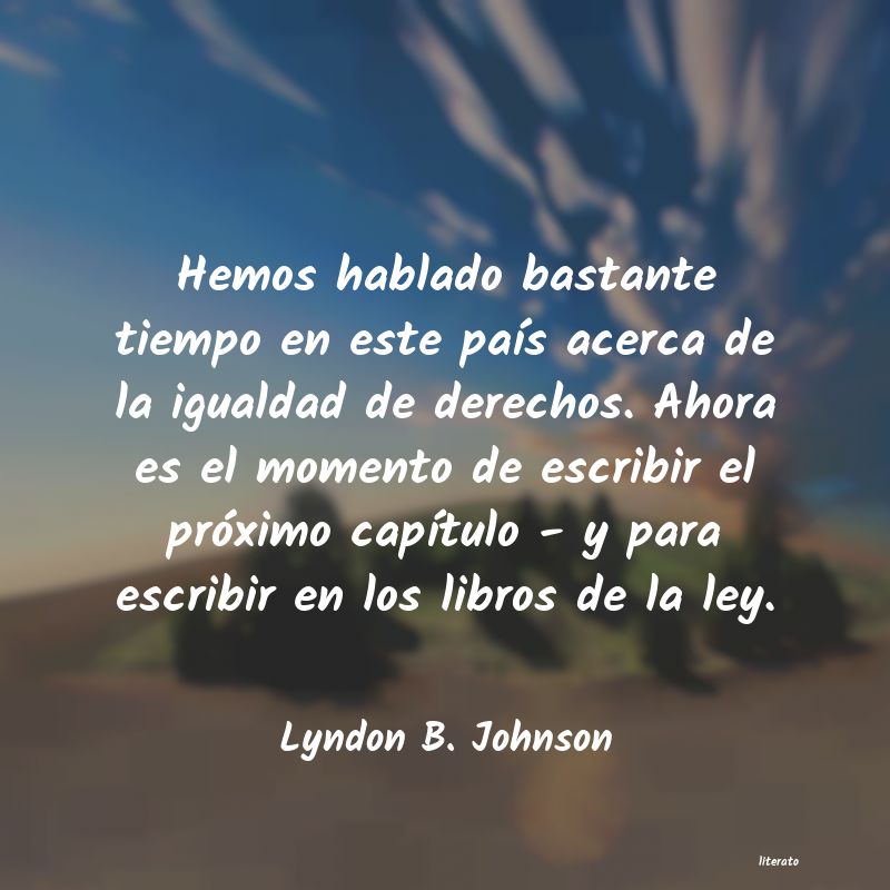 frases de Lyndon B. Johnson