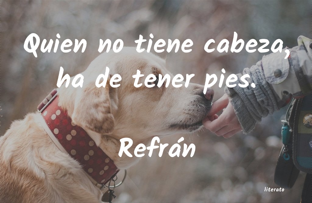 Frases de Refrán