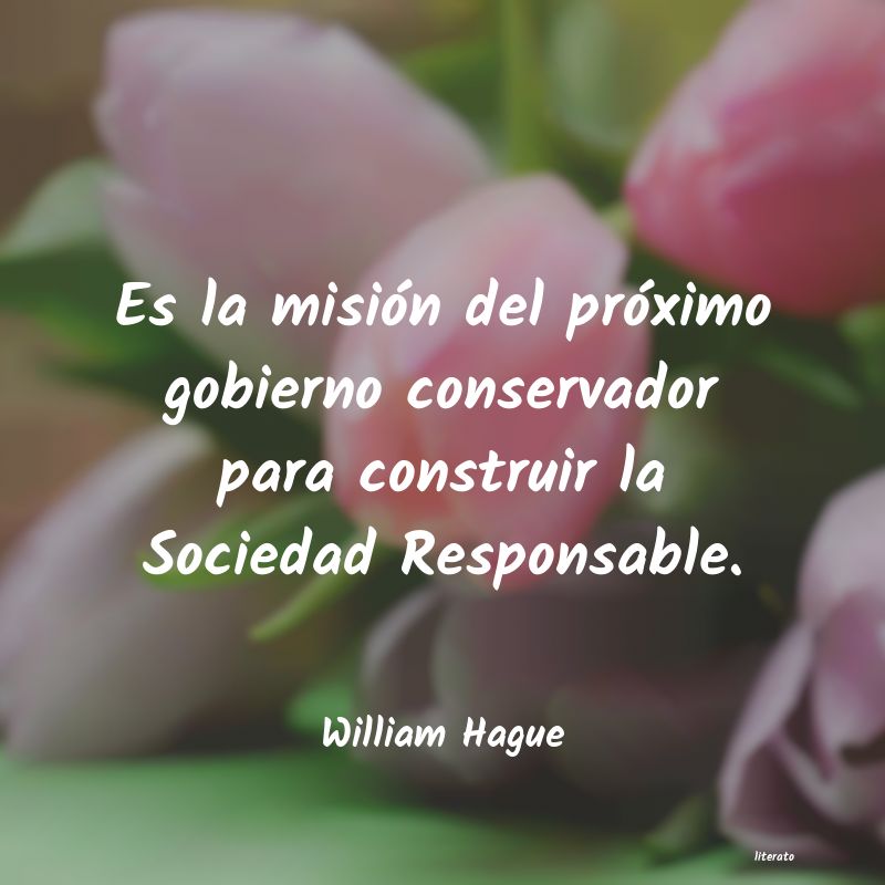 Frases de William Hague