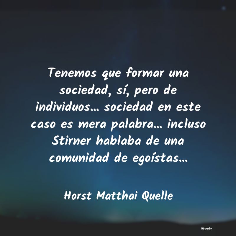 frases de Horst Matthai Quelle