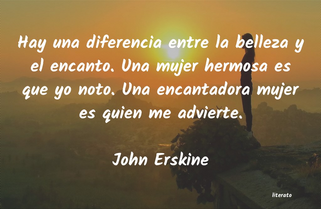 Frases de John Erskine