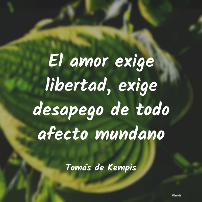 Frases de Tomás de Kempis