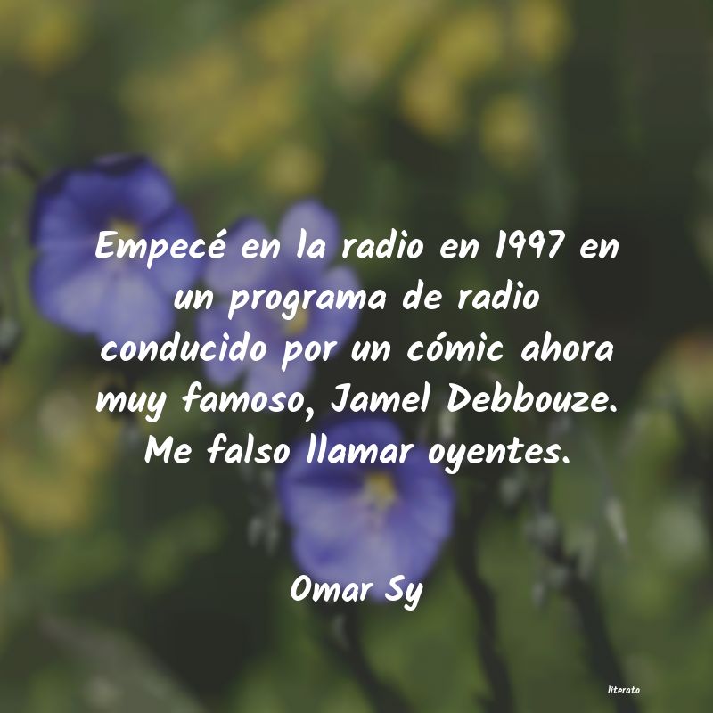 Frases de Omar Sy