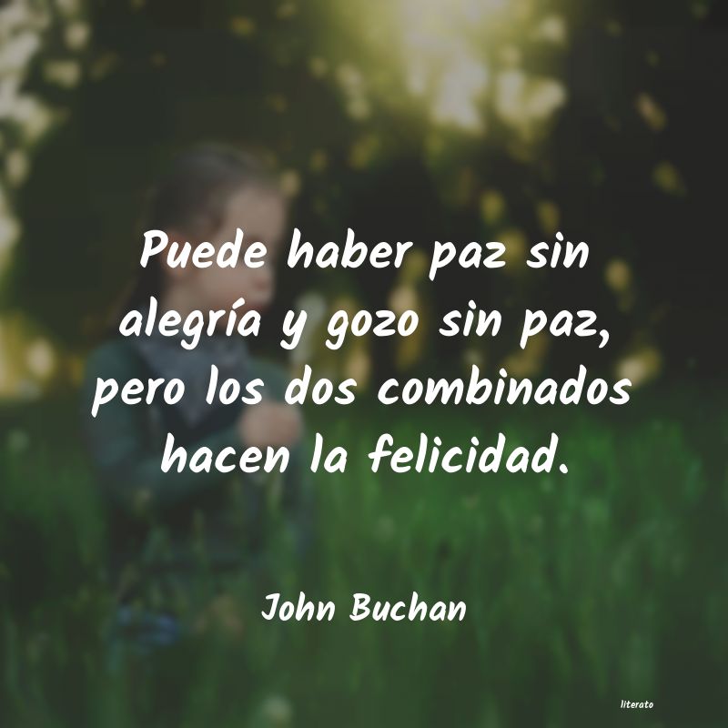 Frases de John Buchan