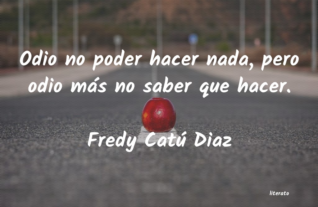 Frases de Fredy Catú Diaz