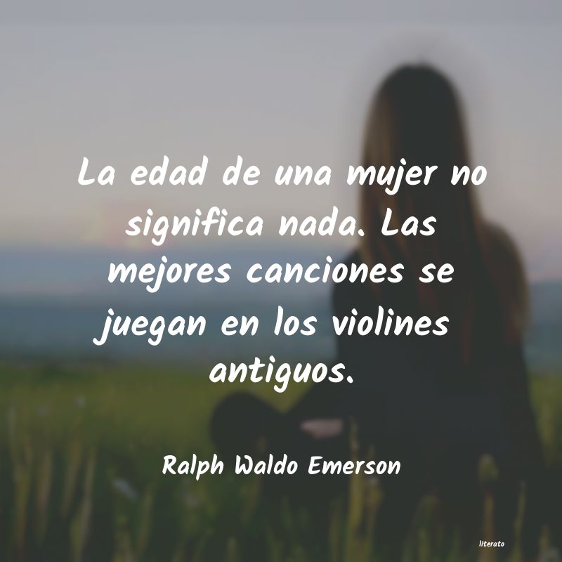 Frases de Ralph Waldo Emerson