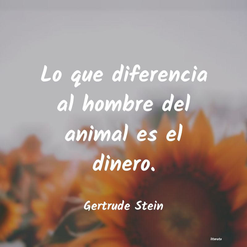 frases de Gertrude Stein