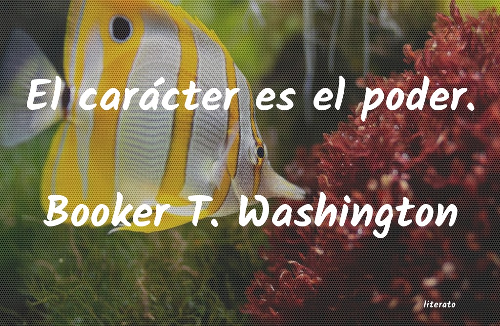 Frases de Booker T. Washington