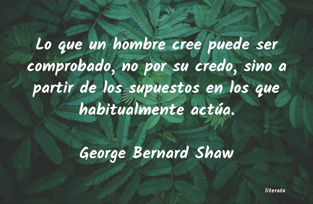 frases de George Bernard Shaw