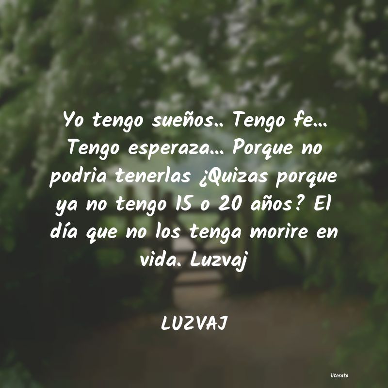 Frases de LUZVAJ