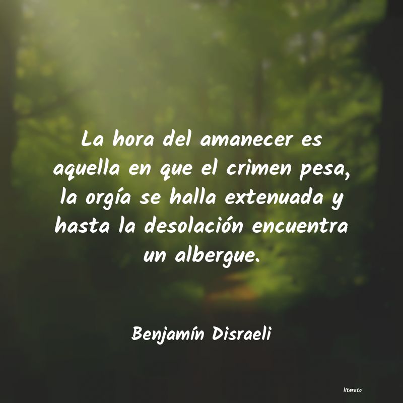 Frases de Benjamín Disraeli