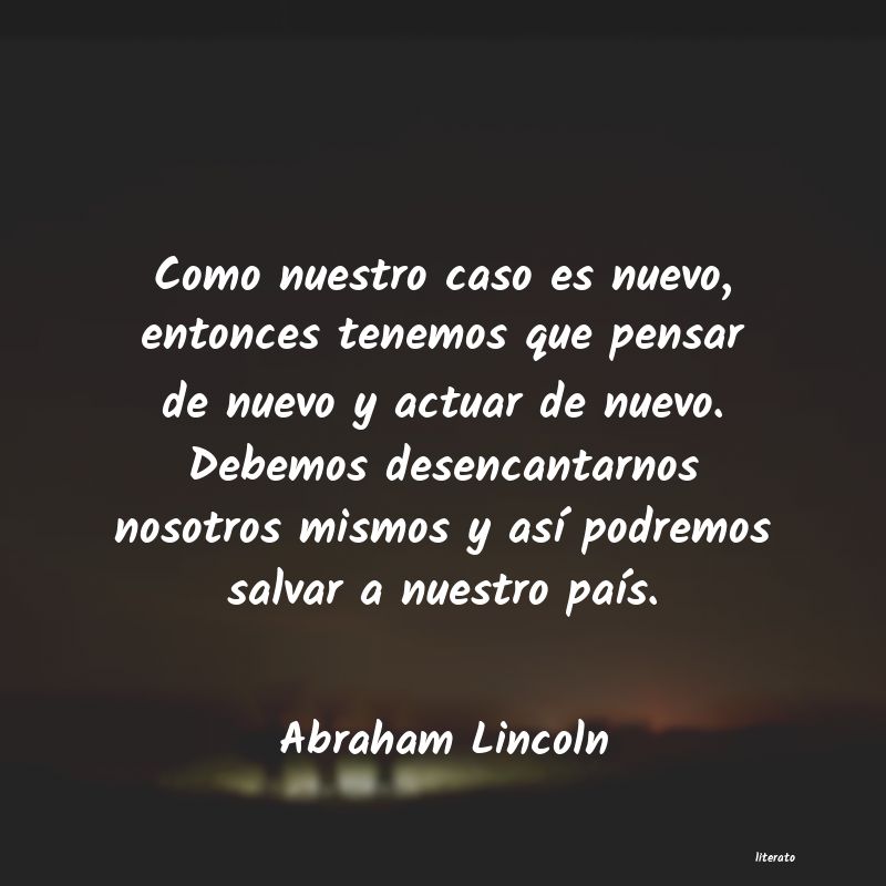 Frases de Abraham Lincoln