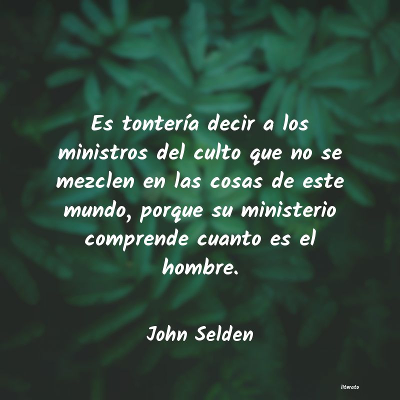 Frases de John Selden