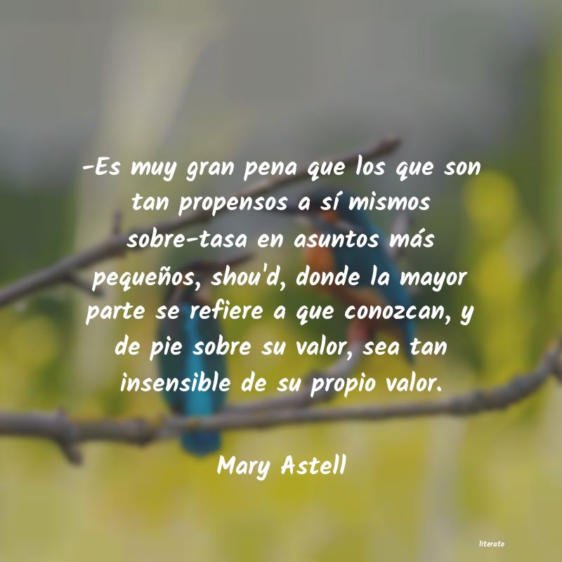 frases de Mary Astell