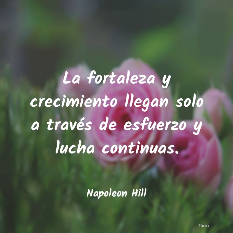 frases de Napoleon Hill
