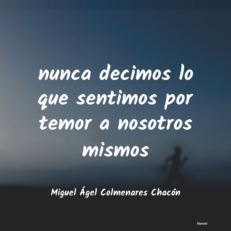 frases de Miguel Ãgel Colmenares ChacÃ³n
