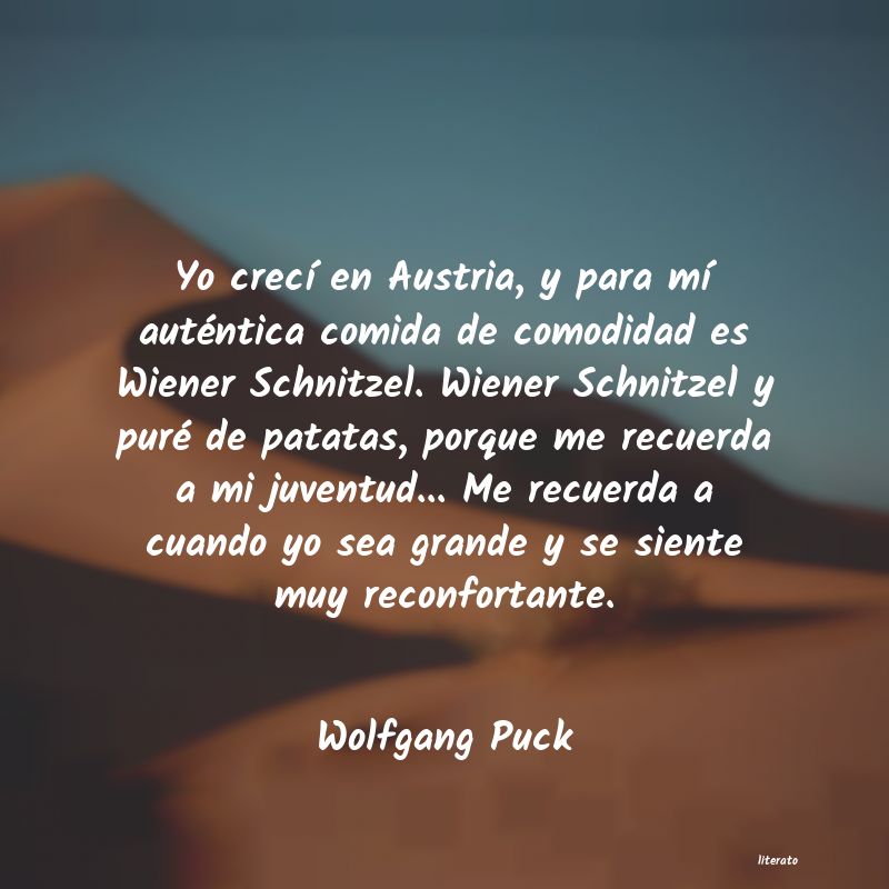 frases de Wolfgang Puck