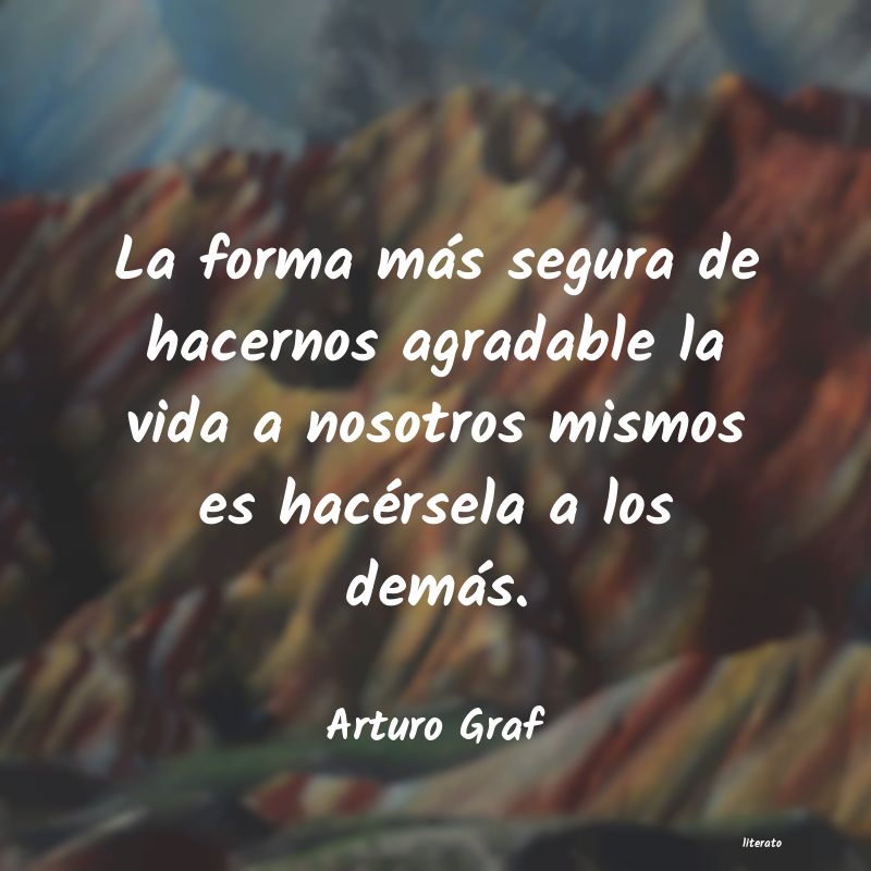 Frases de Arturo Graf