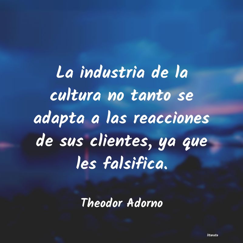 Frases de Theodor Adorno