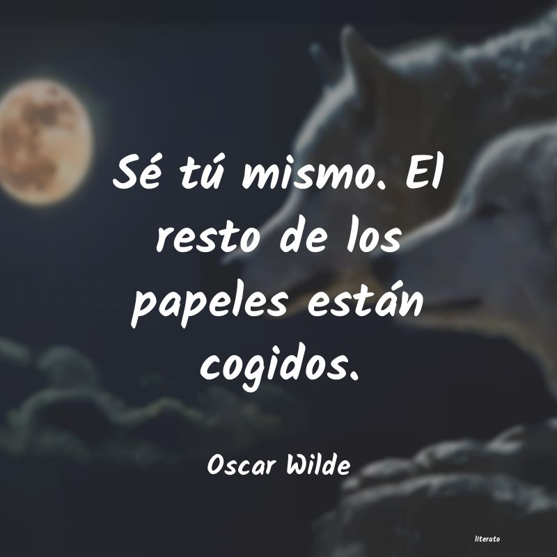 frases de Oscar Wilde