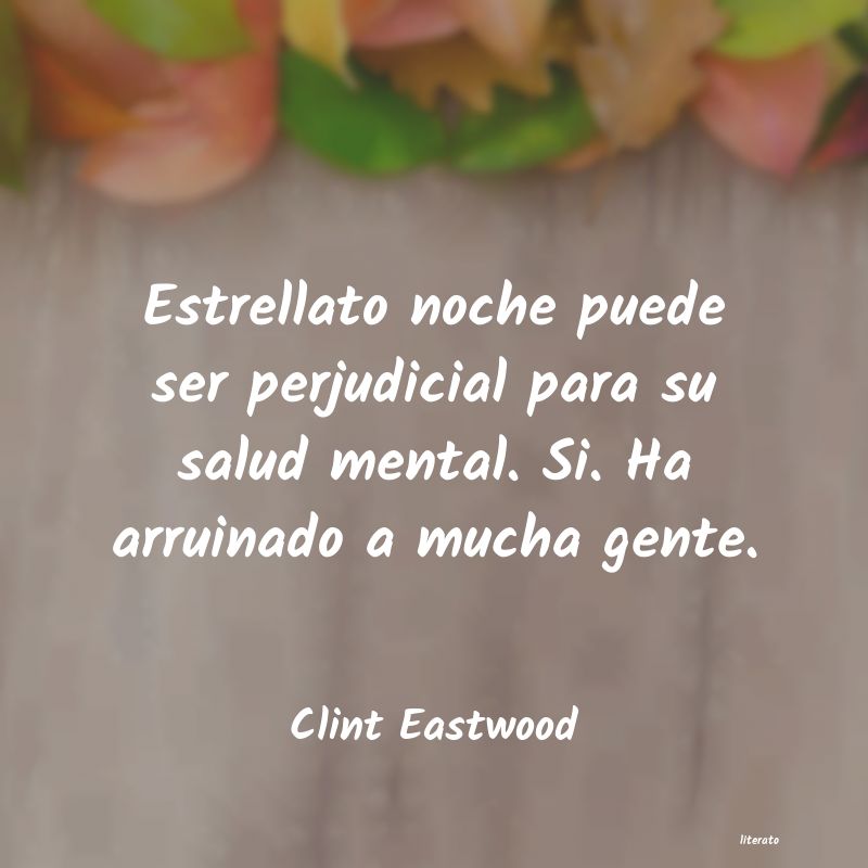 frases de Clint Eastwood