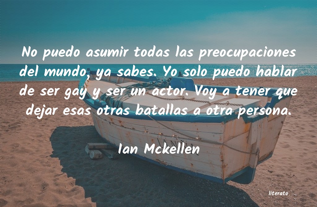 Frases de Ian Mckellen