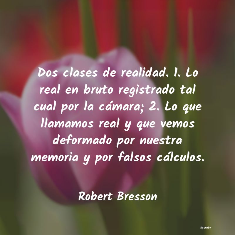 Frases de Robert Bresson