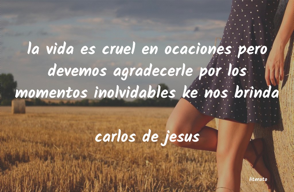 frases de carlos de jesus