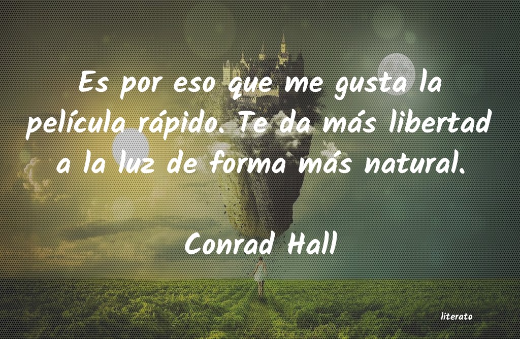 Frases de Conrad Hall