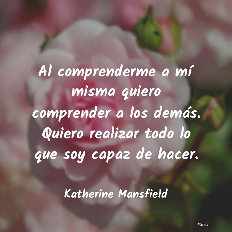 frases de Katherine Mansfield