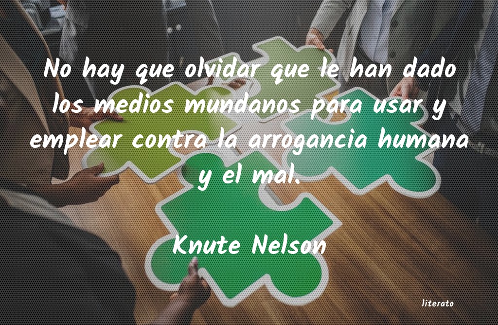 frases de Knute Nelson