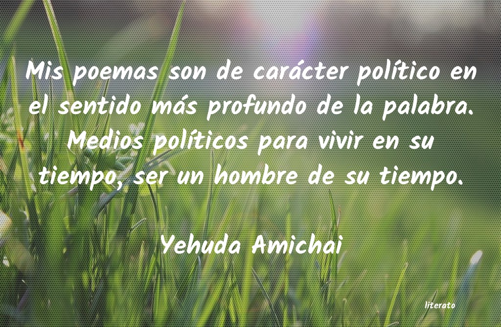 Frases de Yehuda Amichai