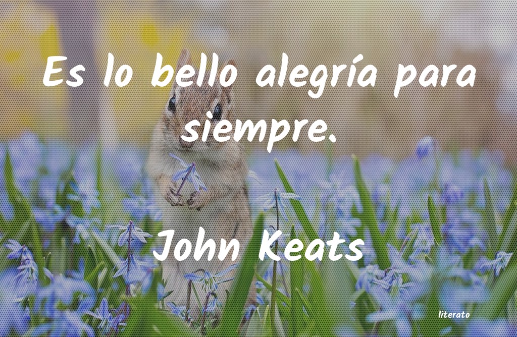 <ol class='breadcrumb' itemscope itemtype='http://schema.org/BreadcrumbList'>
<li itemprop='itemListElement'><a href='/autores/'>Autores</a></li>
<li itemprop='itemListElement'><a href='/autor/john_keats/'>John Keats</a></li>
</ol>